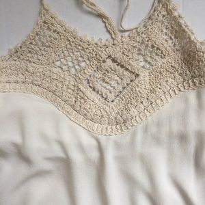 Altar’d State Crochet Lace Halter Top/Dress